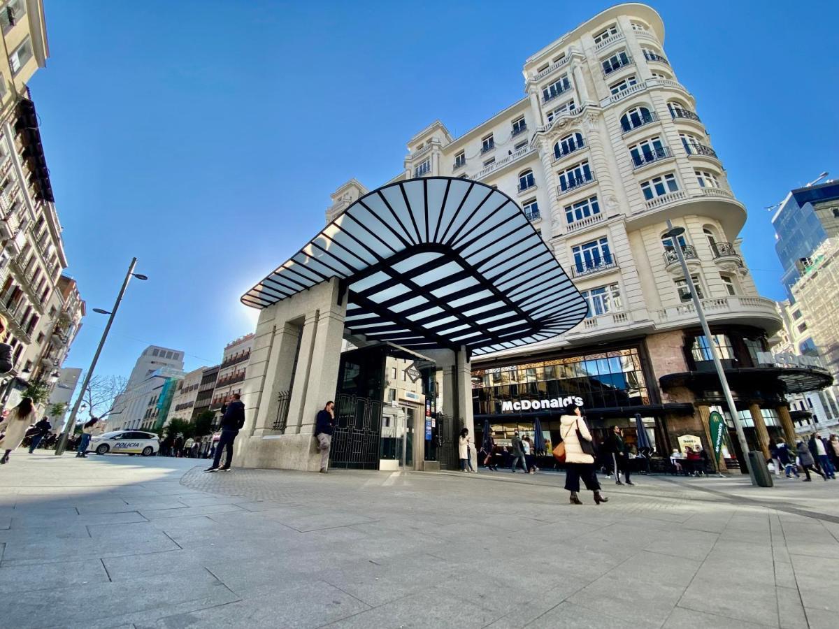 Charming Gran Via Madrid Lägenhet Exteriör bild