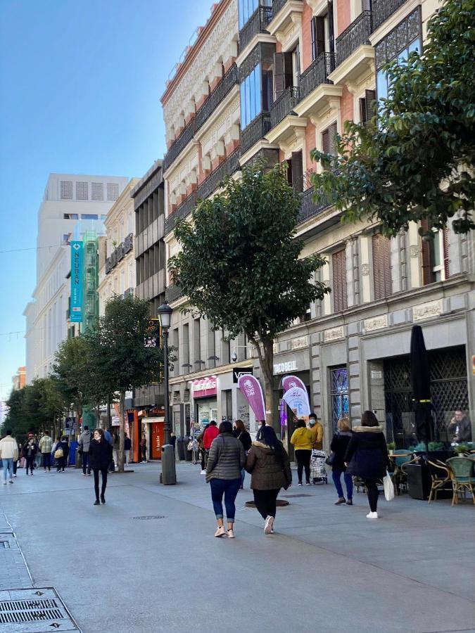 Charming Gran Via Madrid Lägenhet Exteriör bild